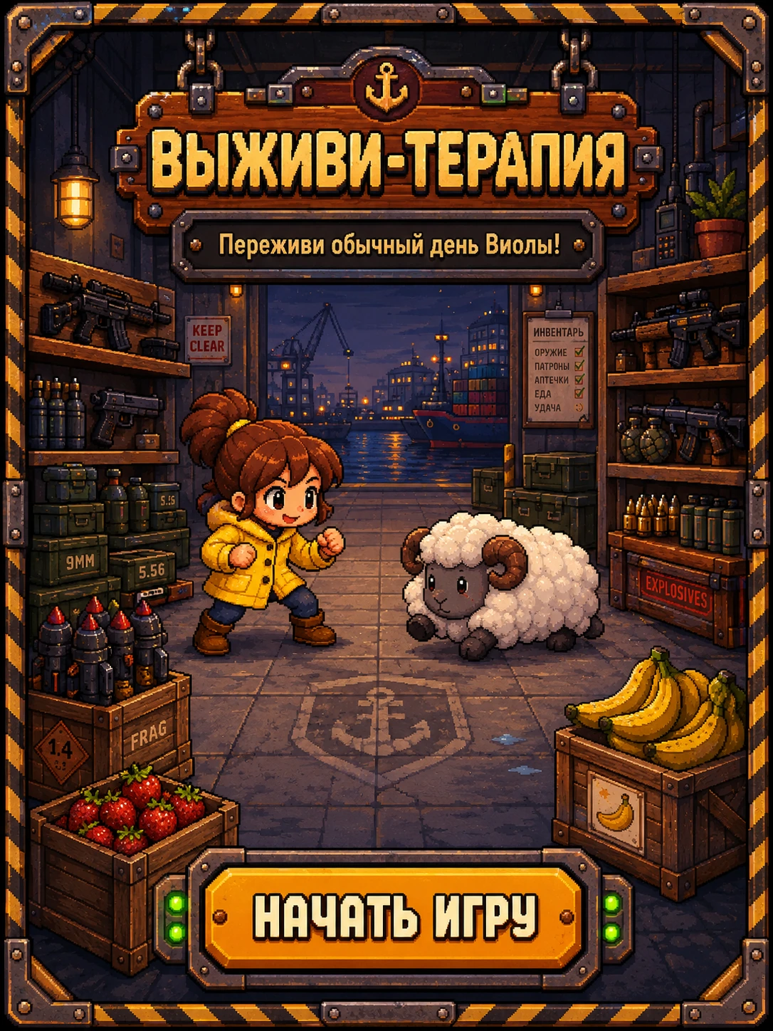 Выживи-терапия. Переживи обычный день Виолы!